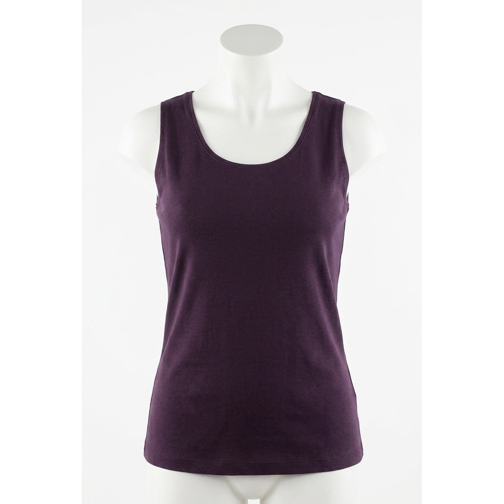 NEW ANGEL bra-friendly tank top in plum
